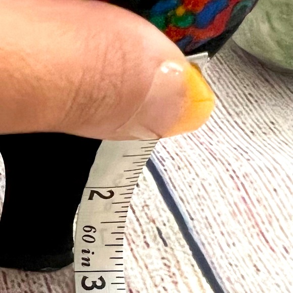 STUART WEITZMAN VINTAGE ‘80s multicolored heels Size 9 - Picture 8 of 11